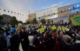حضور پرشور آرمانی‌ها در مسیر جشن بزرگ امام رضایی‌ها