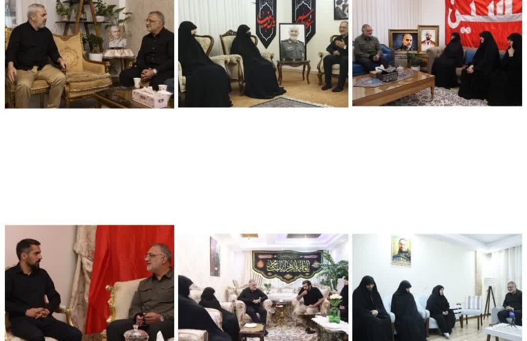 در دیدار علیرضا زاکانی، شهردار تهران با خانواده‌های فرماندهان و شهدای جنگ ۱۲روزه چه گذشت؟