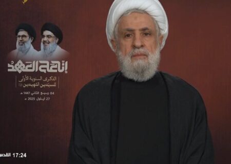 شیخ نعیم قاسم: دست از سلاح نمی کشیم و وارد نبرد کربلایی خواهیم شد