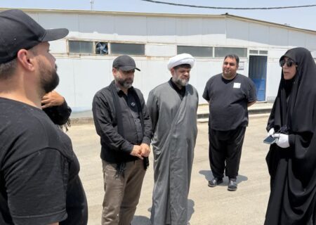 بازدید رئیس ستاد شهید آرمان از قرارگاه خدمت‌رسانی منطقه ۱ در پایانه مرزی شلمچه